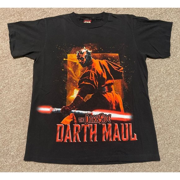 Vintage 1998 Medium Star Wars Episode Darth Maul Sith Single